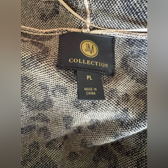 Jacquard Leopard-Print Cardigan, Created for Macy's - Picture 7 of 7